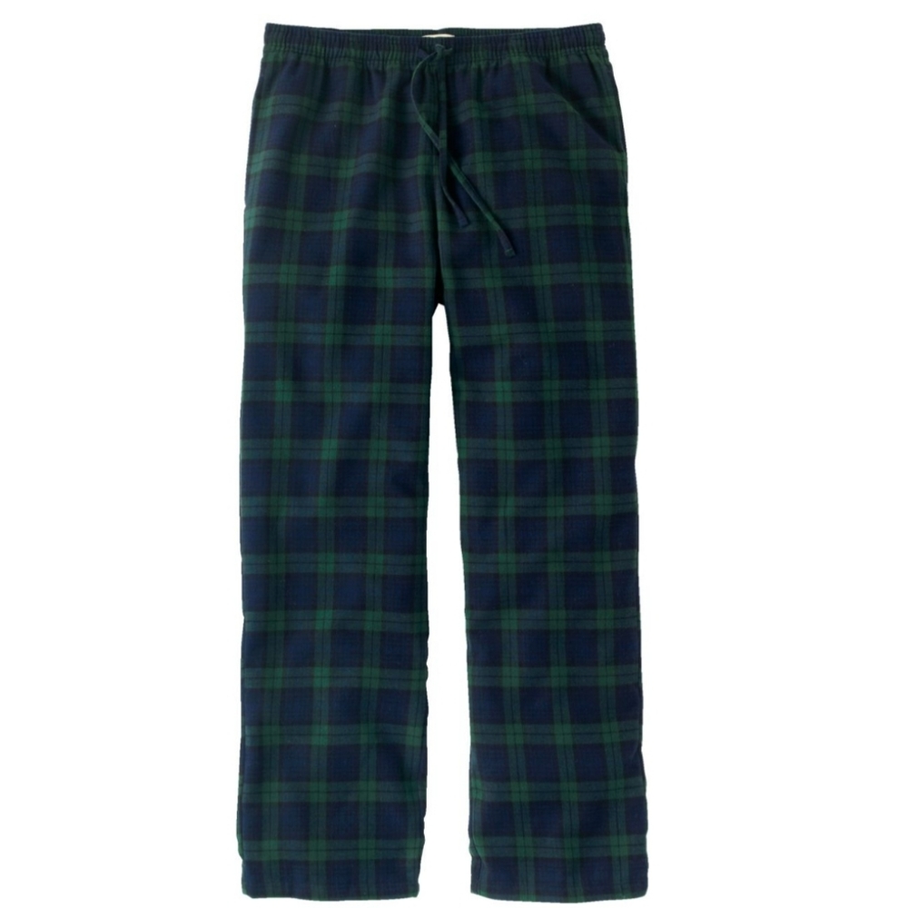 LL Bean Scotch Plaid Flannel Sleep Pants